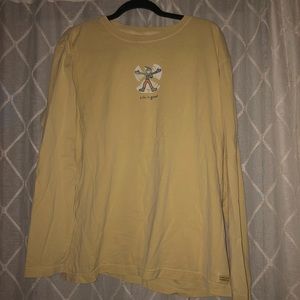 Yellow life is good long sleeve (XL)